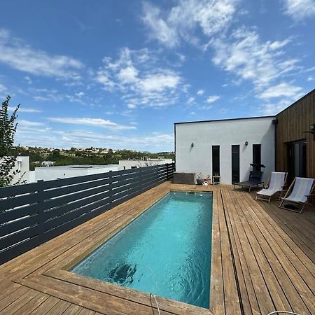 Luxury Villa With Pool And View Juvignac Exterior foto