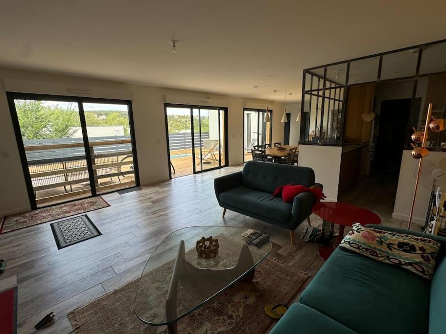 Luxury Villa With Pool And View Juvignac Exterior foto